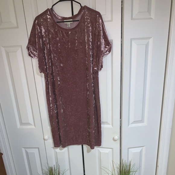 Forever 21 Dresses & Skirts - Cute velvet shirt dress
